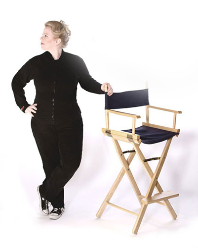 Jessika with Director's Chair